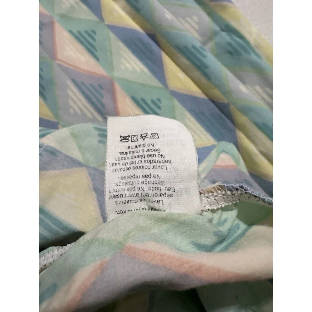 Collier Campbell Vintage Lapis Lagoon Twin Fitted Sheet Southwestern Fabric Only